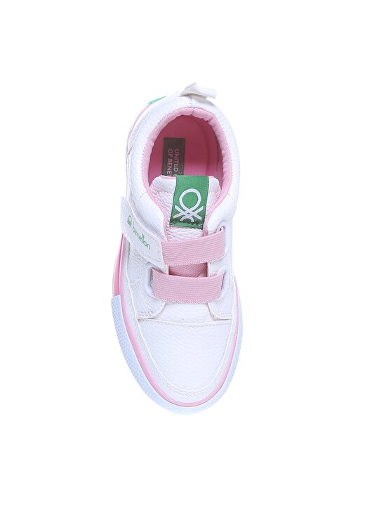 Benetton Beyaz - Pembe Kız Çocuk Yürüyüş Ayakkabısı BN-30441 177 4