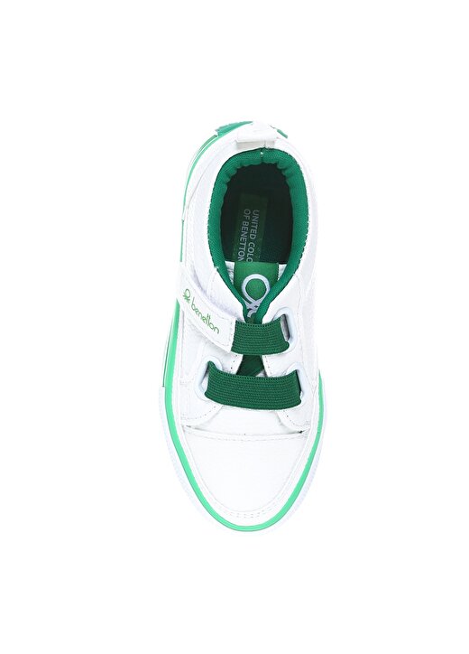 Benetton Beyaz - Yeşil Erkek Çocuk Yürüyüş Ayakkabısı BN-30441 178 4
