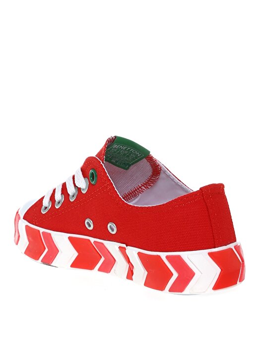 Benetton Kırmızı Kız Çocuk Keten Yürüyüş Ayakkabısı BN-30633 05 2