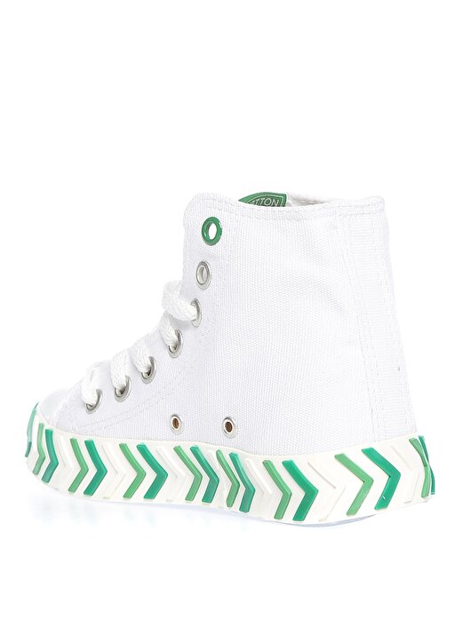 Benetton Beyaz Erkek Çocuk Keten Yürüyüş Ayakkabısı BN-30636 19 2