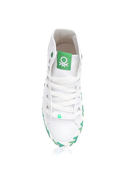 Benetton Beyaz Erkek Çocuk Keten Yürüyüş Ayakkabısı BN-30636 19 4