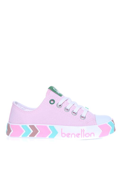 Benetton Pembe Kız Çocuk Keten Yürüyüş Ayakkabısı BN-30633 96 1