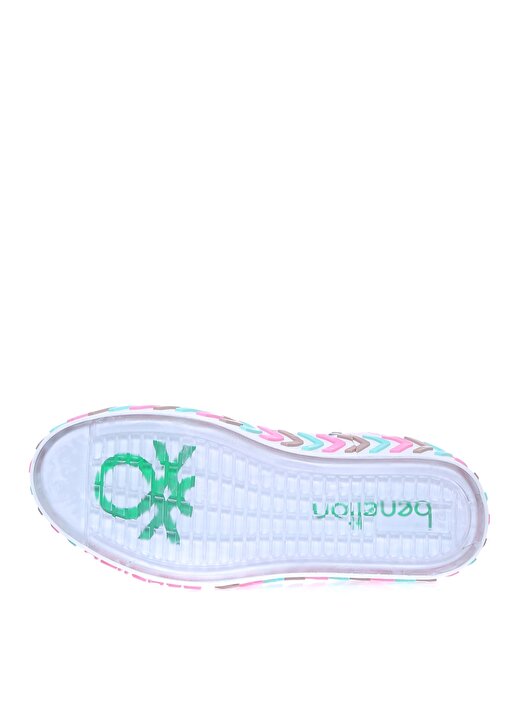 Benetton Pembe Kız Çocuk Keten Yürüyüş Ayakkabısı BN-30633 96 3