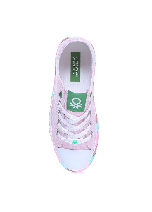Benetton Pembe Kız Çocuk Keten Yürüyüş Ayakkabısı BN-30633 96 4
