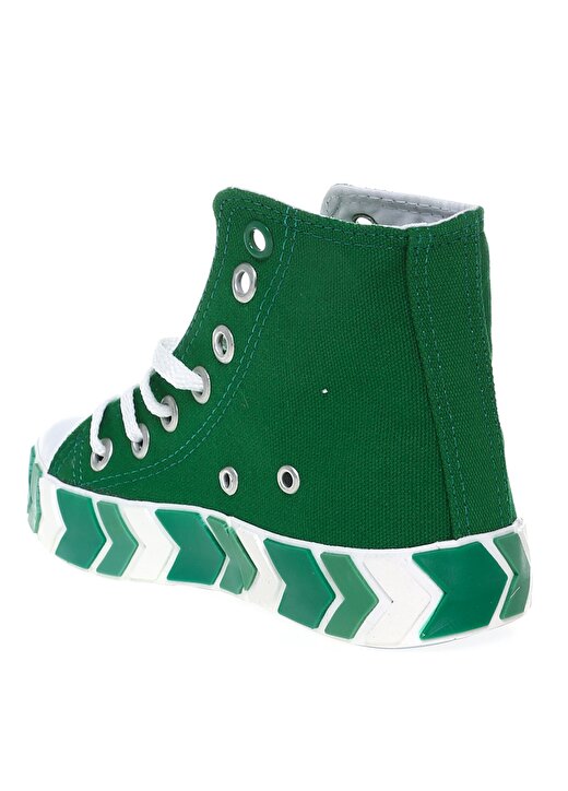 Benetton Yeşil Erkek Çocuk Keten Yürüyüş Ayakkabısı BN-30634 91 2