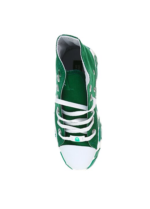 Benetton Yeşil Erkek Çocuk Keten Yürüyüş Ayakkabısı BN-30634 91 4