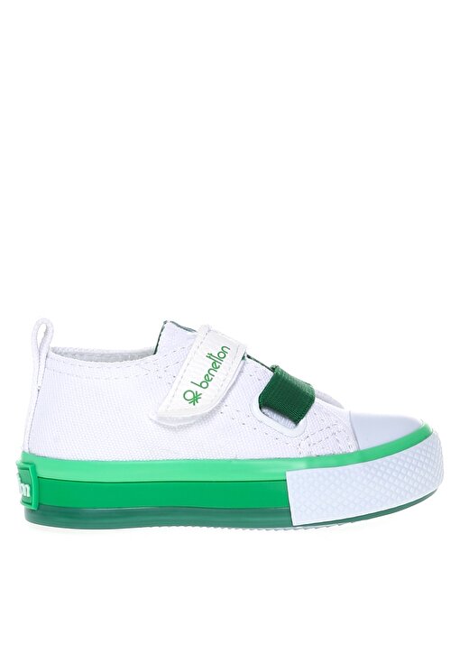 Benetton Beyaz - Yeşil Bebek Yürüyüş Ayakkabısı BN-30648 178-Beyaz-Yesil 1