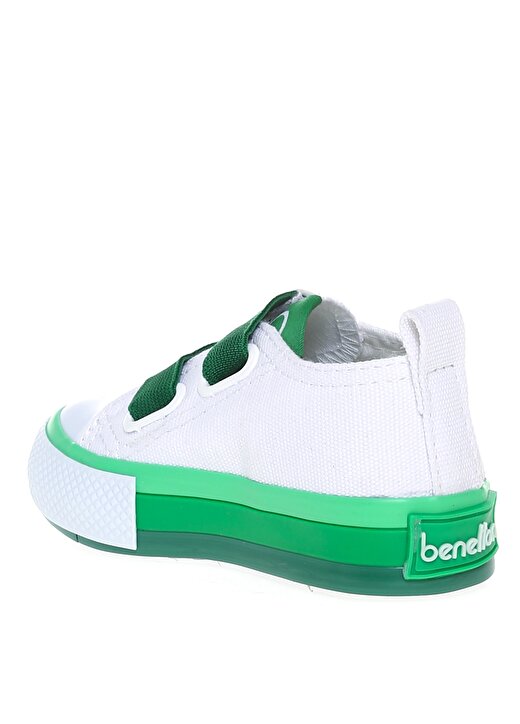 Benetton Beyaz - Yeşil Bebek Yürüyüş Ayakkabısı BN-30648 178-Beyaz-Yesil 2