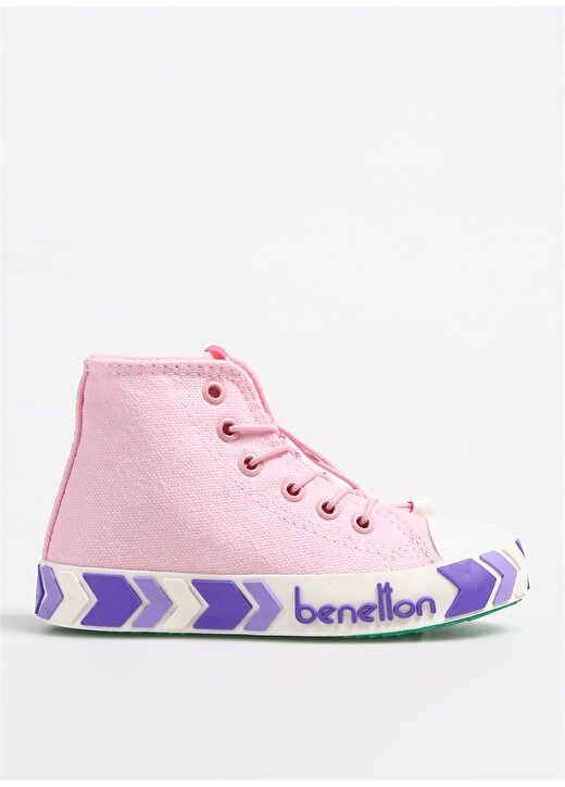 Benetton Pembe Kız Çocuk Keten Yürüyüş Ayakkabısı BN-30647 96 1