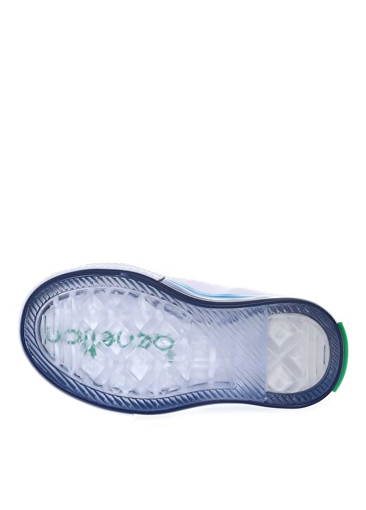 Benetton Beyaz - Mavi Bebek Yürüyüş Ayakkabısı BN-30648 688-Beyaz-Mavi 3