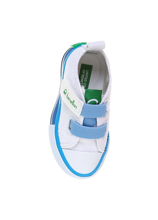 Benetton Beyaz - Mavi Bebek Yürüyüş Ayakkabısı BN-30648 688-Beyaz-Mavi 4