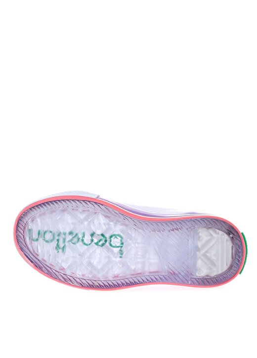 Benetton Beyaz - Pembe Kız Çocuk Keten Yürüyüş Ayakkabısı BN-30649 177 3