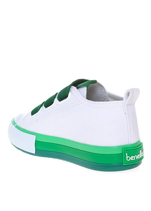 Benetton Beyaz - Yeşil Erkek Çocuk Yürüyüş Ayakkabısı BN-30649 178-Beyaz-Yesil 2
