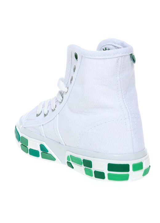 Benetton Beyaz - Yeşil Erkek Çocuk Yürüyüş Ayakkabısı BN-30692 178-Beyaz-Yesil 2