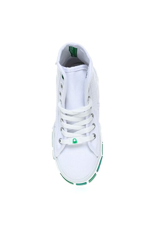 Benetton Beyaz - Yeşil Erkek Çocuk Yürüyüş Ayakkabısı BN-30692 178-Beyaz-Yesil 4