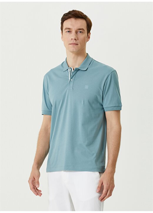 Network Polo Yaka Düz Mint Erkek Polo T-Shirt 1082065 3