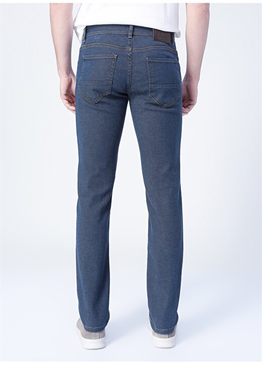 Altınyıldız Classics 4A0122200014 Normal Bel Slim Fit Düz Mavi Erkek Denim Pantolon 4