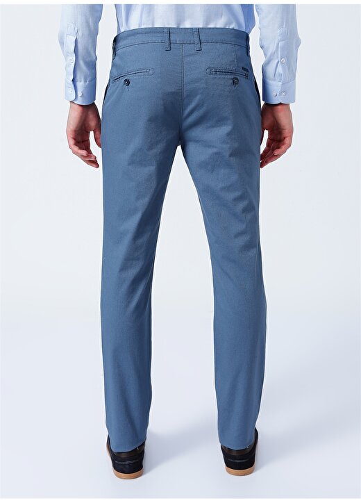 Altınyıldız Classics Normal Bel Dar Paça Slim Fit Mavi Erkek Pantolon 4A0122200061 4