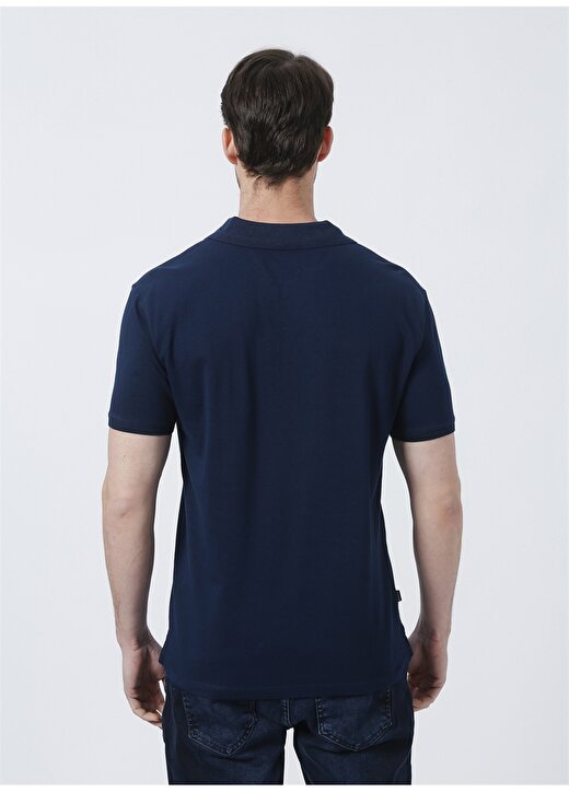 Pierre Cardin Polo Yaka Düz Lacivert Erkek Polo T-Shirt EARTH 4