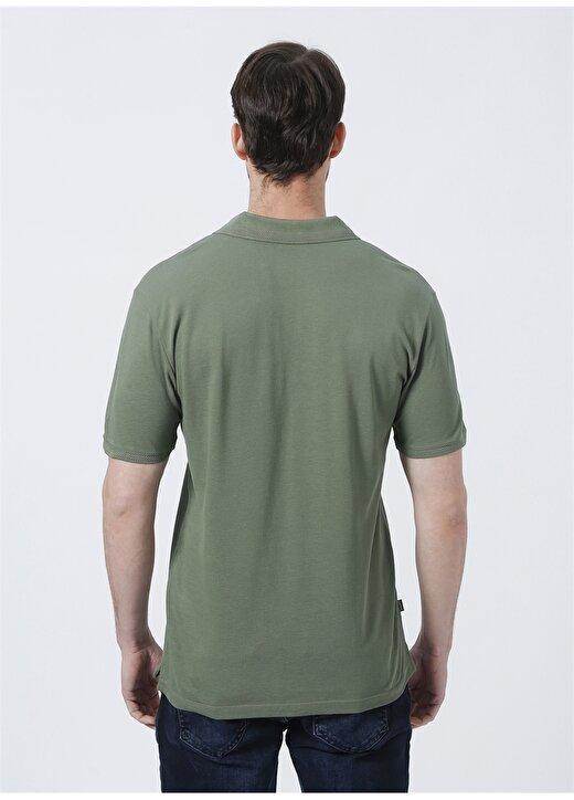 Pierre Cardin Polo Yaka Düz Yeşil Erkek Polo T-Shirt EARTH 4