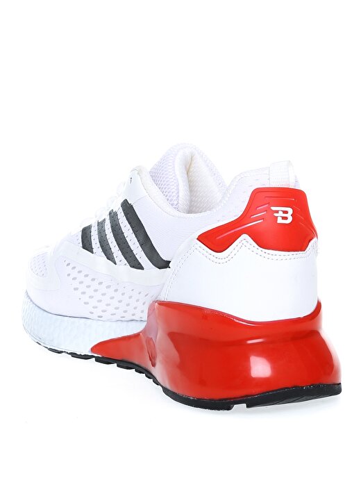 Bulldozer Beyaz - Kırmızı Erkek Sneaker BUL-221401 2