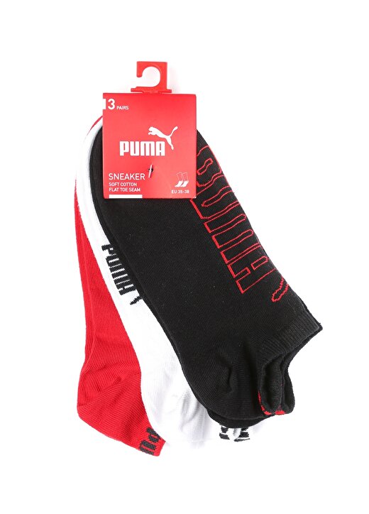 Puma Siyah Unisex Çorap - 90798804 Graphic 3P 1