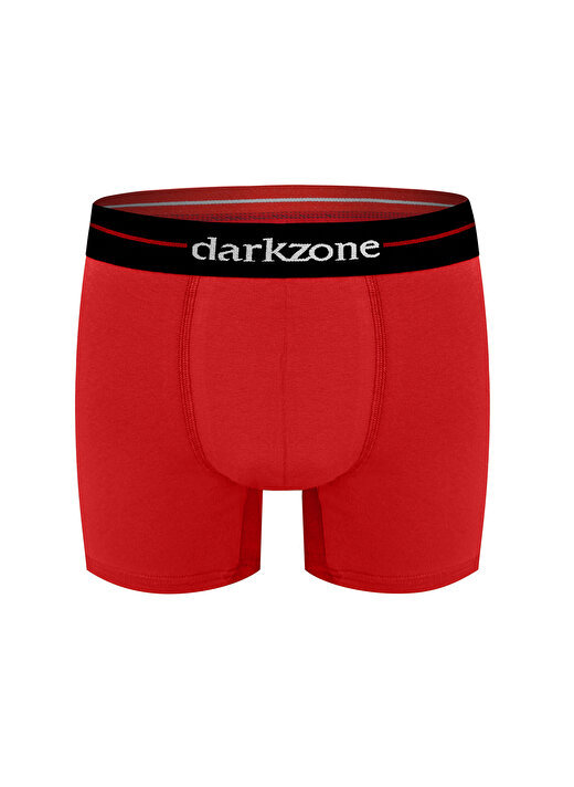 Darkzone DZNVD1103    Düz Kırmızı - Lacivert Erkek Boxer 3