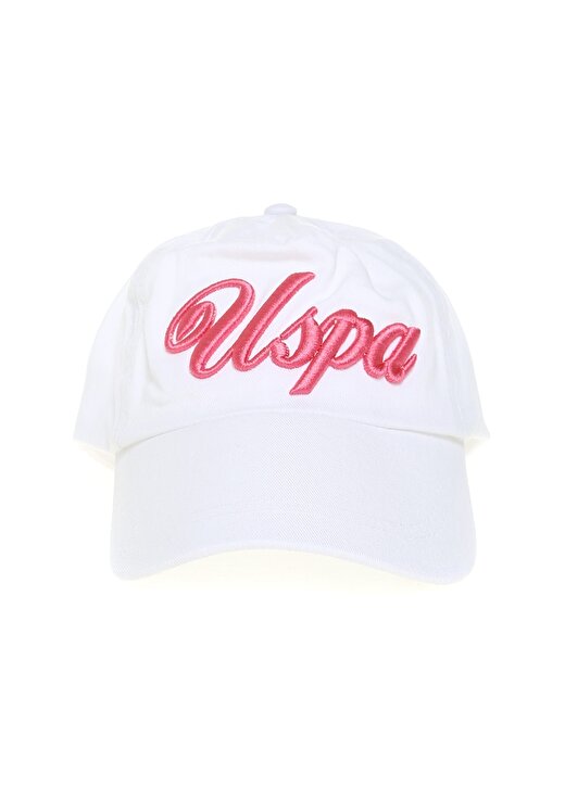 U.S. Polo Assn. Beyaz Kız Çocuk Nakışlı Şapka DELLGIRL 1