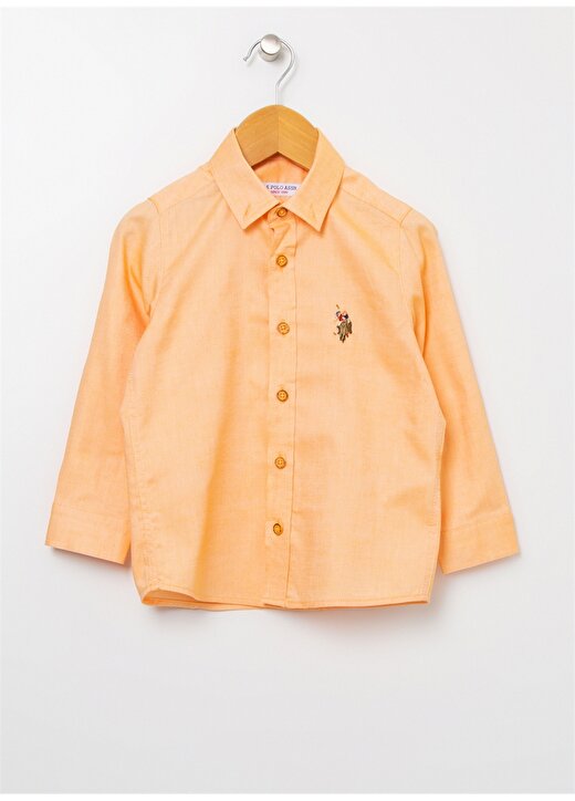 U.S. Polo Assn. U.S. Polo Assn. Cedcolorkıds022y Sarı Normal Kalıp Erkek Çocuk Gömlek Gömlek 1