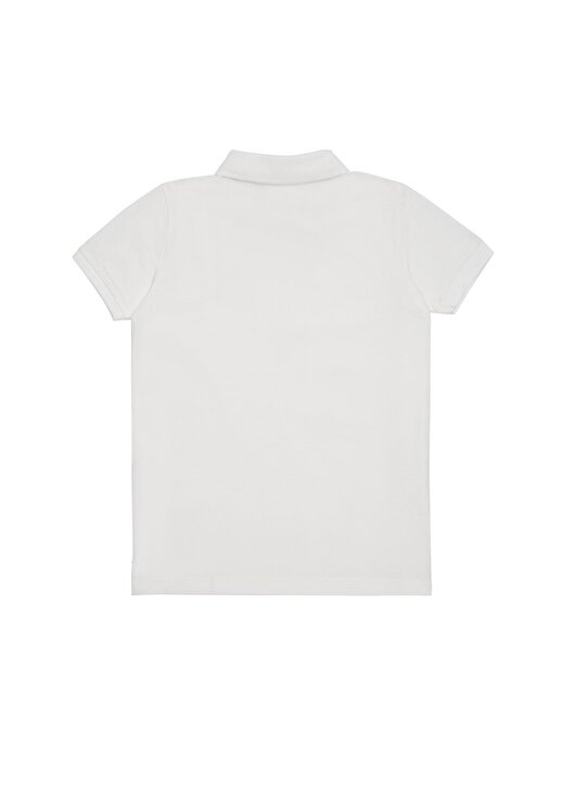 U.S. Polo Assn. Düz Beyaz Erkek Çocuk Polo T-Shirt TP01IY022 -KIDS 2