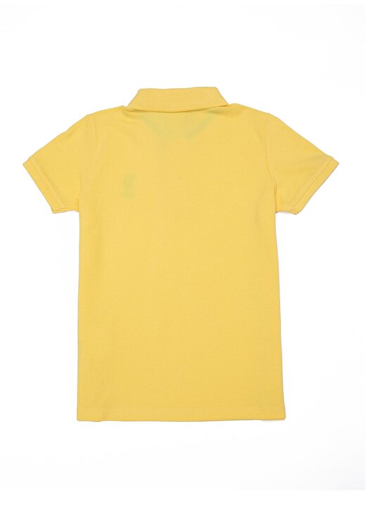 U.S. Polo Assn. Düz Sarı Erkek Çocuk Polo T-Shirt TP01IY022 -KIDS 2