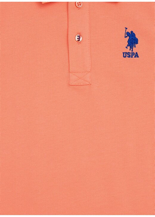 U.S. Polo Assn. Düz Pembe Erkek Çocuk Polo T-Shirt TP01IY022 -KIDS 3