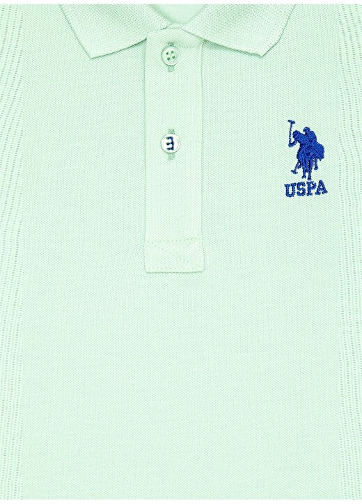 U.S. Polo Assn. Düz Mint Erkek Çocuk Polo T-Shirt TP01IY022 -KIDS 3