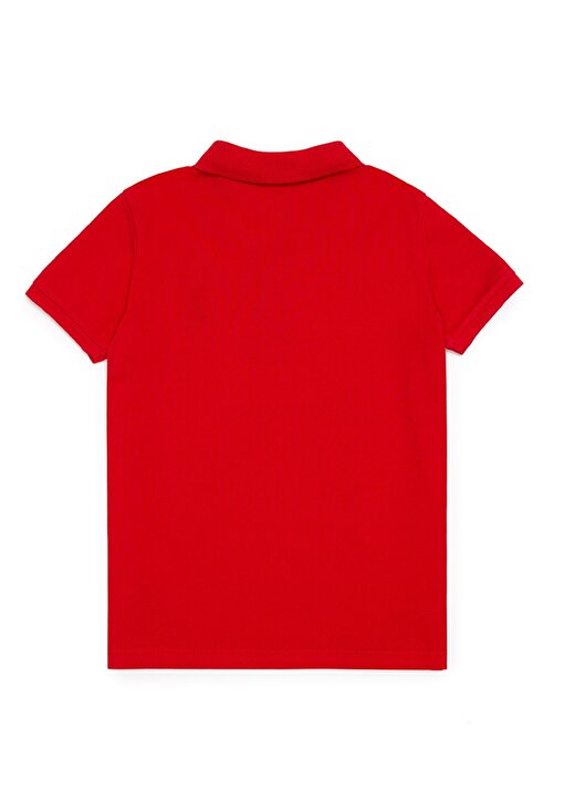 U.S. Polo Assn. Düz Kırmızı Erkek Çocuk Polo T-Shirt TP01IY022 -KIDS 2