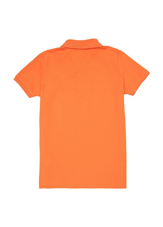 U.S. Polo Assn. Düz Turuncu Erkek Çocuk Polo T-Shirt TP01IY022 -KIDS 2