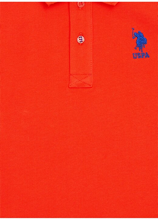 U.S. Polo Assn. Düz Kırmızı Erkek Çocuk Polo T-Shirt TP01IY022 -KIDS 3