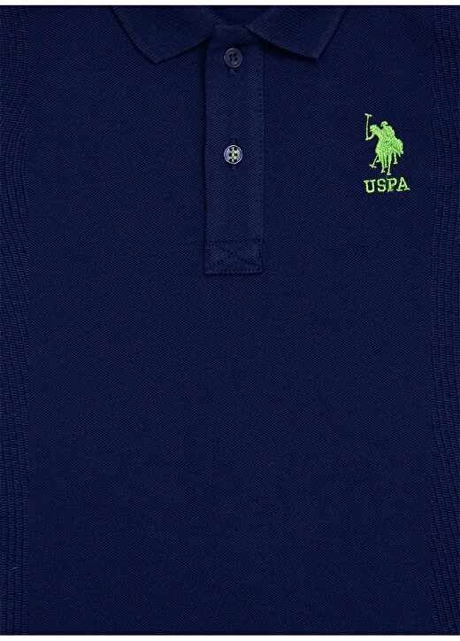 U.S. Polo Assn. Düz Lacivert Erkek Çocuk Polo T-Shirt TP01IY022 -KIDS 3