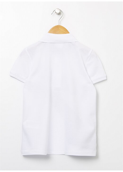 U.S. Polo Assn. Düz Beyaz Erkek Çocuk Polo T-Shirt CABELKIDS VR013 2