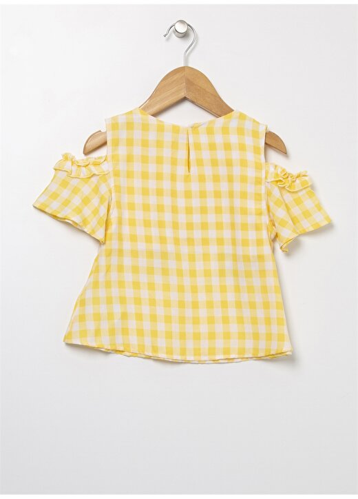 U.S. Polo Assn. Sarı Kız Çocuk Gömlek FRONTOIY22 2
