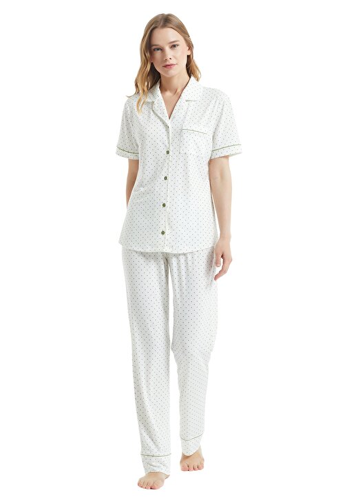 Blackspade 50771 Lastikli Çok Renkli Kadın Pijama Takımı 1