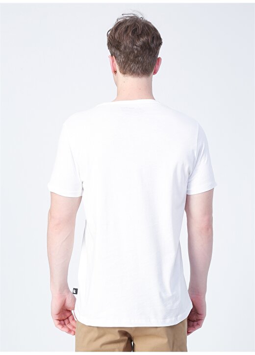 Bad Bear 20.01.07.024_Fancy O Yaka Regular Fit Baskılı Kırık Beyaz Erkek T-Shirt 4