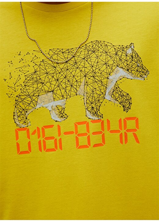 Bad Bear Sarı Erkek T-Shirt 22.01.07.050_DIGIBEAR T-SHIRT 4