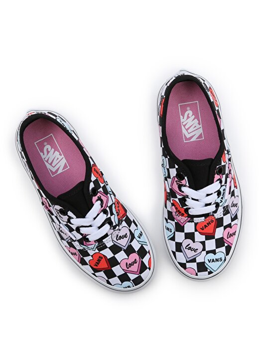 Vans Siyah - Beyaz Kız Çocuk Yürüyüş Ayakkabısı - VN0A3UIVABY1 Uy Authentic 3