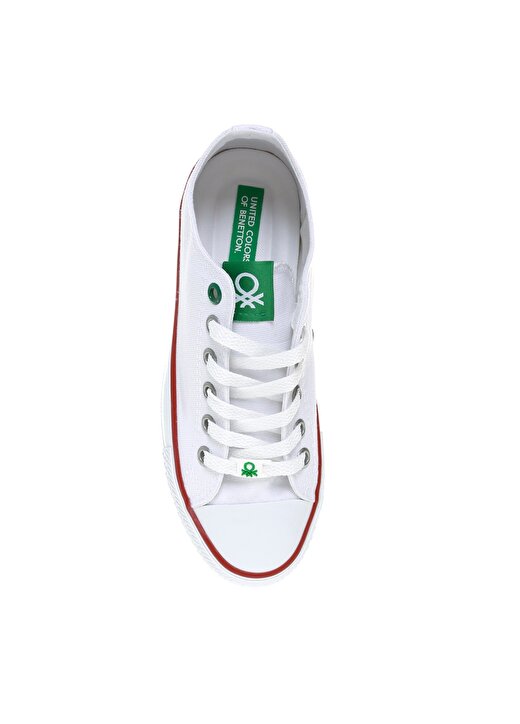 Benetton Beyaz Kadın Sneaker BN-30196 4
