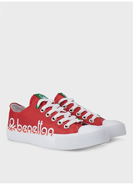 Benetton Kırmızı Kadın Sneaker BN-30566 3