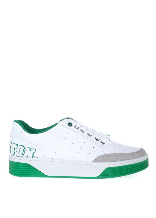 Benetton Beyaz - Yeşil Kadın Sneaker BN-30210 1