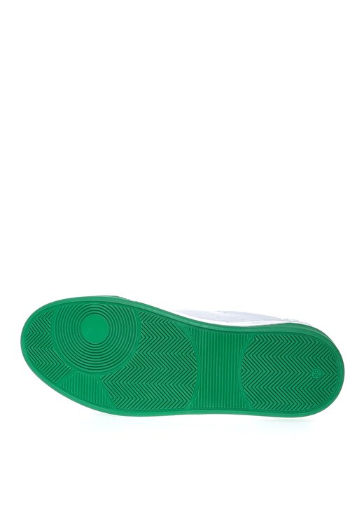 Benetton Beyaz - Yeşil Kadın Sneaker BN-30210 3