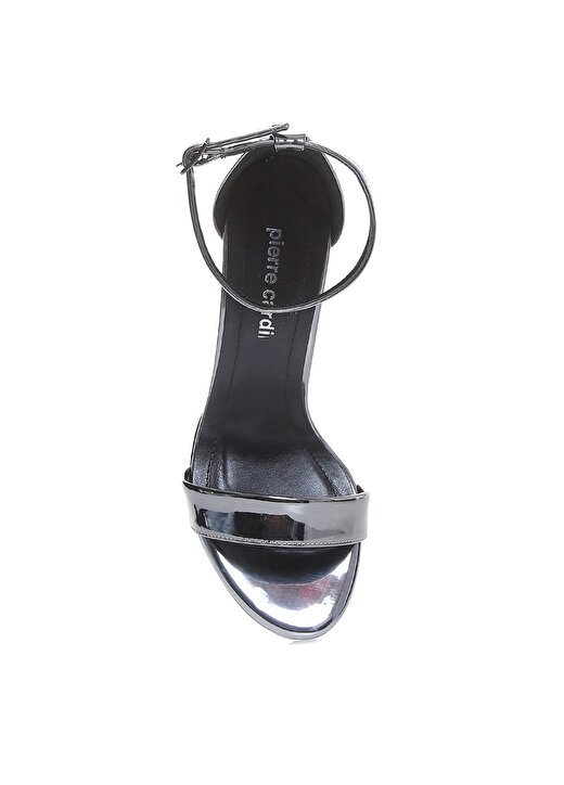 Pierre Cardin Gümüş Kadın Kalın Topuklu Ayakkabı PC-50167 4