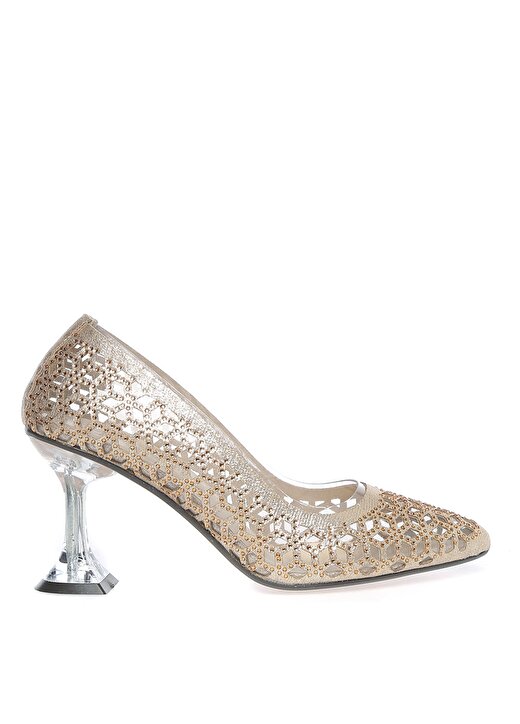 Pierre Cardin Altın Kadın Topuklu Ayakkabı PC-51744 1