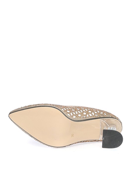 Pierre Cardin Altın Kadın Topuklu Ayakkabı PC-51744 3